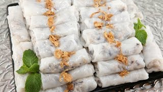 Savory Rolled Cakes Banh Cuon [upl. by Azilanna]