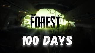 I Spent 100 Days in The FOREST and Heres What Happened [upl. by Adriel323]