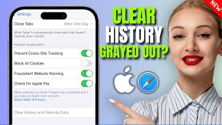 How to Fix Safari Clear History Grayed Out on iPhone [upl. by Debora]