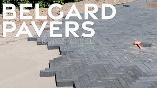 How The Belgard Pavers Are Installed at Project Blow Your Mind  AFT Construction [upl. by Aninay635]