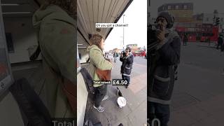 Station 94 Stockwell london busking busker donation [upl. by Ellehcim]