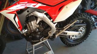 Crf450l 350 mile review idle issue seat and tires [upl. by Marpet471]