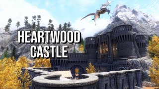 Skyrim Mod Spotlight Heartwood Castle Home SSE PC [upl. by Netsrejk300]