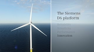 Siemens Wind Power D6 Platform Animation [upl. by Tilney837]