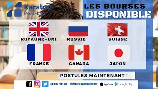 Bourses dÉtude 2022 2023 Entièrement Gratuite [upl. by Aelaza]