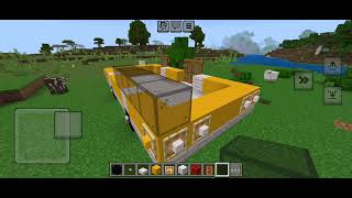 Tutorial de como fazer um ônibus urbano midibus bus minecraft tutorial [upl. by Niad]