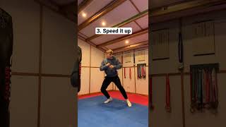 Leg sweep into jump kick tutorial💥 [upl. by Jeana]