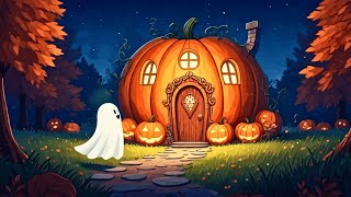 Gus the Friendly Ghost and His Pumpkin House  A Halloween Story [upl. by Ahset]