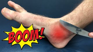 Fix Ankle Pain in 30 SECONDS With a Butter Knife [upl. by Uranie]