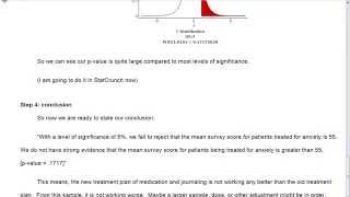 Hypothesis Testing for a Mean [upl. by Cosme]