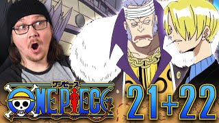 ONE PIECE EPISODE 21 amp 22 REACTION  Anime Reaction  Sub [upl. by Arag]