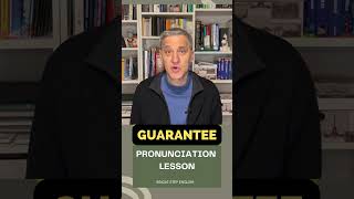 Pronunciation of GUARANTEE in English  shorts [upl. by Pasahow]