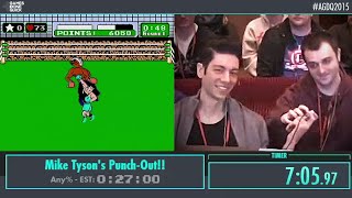 AGDQ 2015  Mike Tysons PunchOut NES by Sinister1 [upl. by Trevlac]