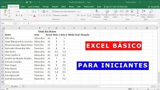 Excel do zero para iniciantes  Aula 01 [upl. by Araek357]