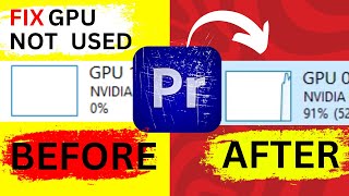 Fix Premiere Pro not using Nvidia GPU [upl. by Asiela802]