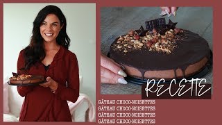 Recette  Gâteau chocolat et noisettes sans cuisson [upl. by Ramonda]