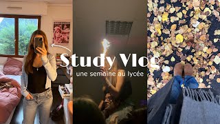 Study Vlog  une semaine avec moi au lycée [upl. by Ibok]