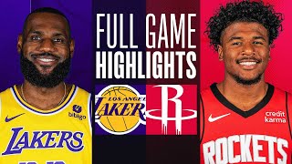 LAKERS at ROCKETS  FULL GAME HIGHLIGHTS  January 29 2024 [upl. by Hardden71]