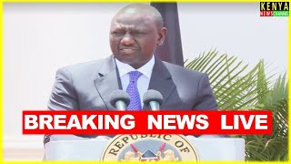 LIVE  Ruto addresses the Nation from State House [upl. by Eimmit]