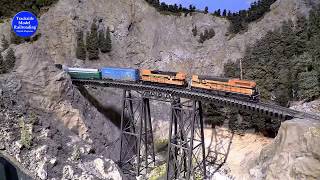 A great model railroad is on display at the Wenatchee Valley Museum Cultural Center in Washington [upl. by Firmin]