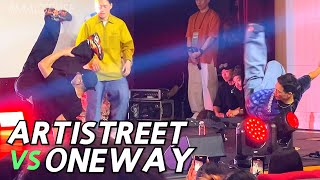 ARTISTREET vs ONE WAY  Macsense  Siheung breaking battle 2024 [upl. by Haggai]