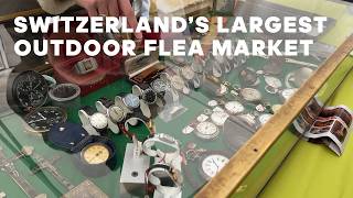 Vintage Watches and Tools at Switzerlands Largest Flea Market [upl. by Terrie]