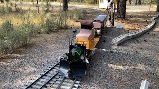 Train Mountain Tour Part 1 Morning Freight Car Moves from Crisp Yard to Lillyville [upl. by Ainslee]