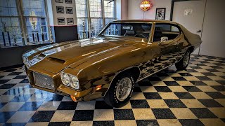 Iconic 1971 Pontiac GTO For Sale455HOM22 4 SpeedAztec GoldOnly 476 MadePHSTank amp wStickers [upl. by Kisor]