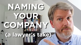 HOW TO NAME YOUR COMPANY get the best Trademark [upl. by Nytsirt]