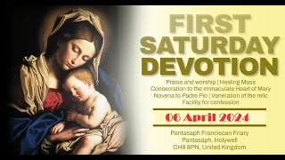 1st Saturday Devotion Healing Adoration and Holy Mass Vincentian Divine Pantasaph 06 April 2024 [upl. by Lady]