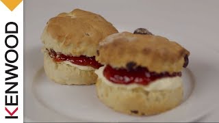 Scones Recipe  Demonstrated with Kenwood Chef [upl. by Wordoow253]