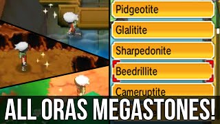 How to get ALL NEW ORAS Megastones in Omega Ruby and Alpha Sapphire [upl. by Bain]