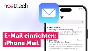 EMail Konto einrichten auf iPhone Mail [upl. by Gainor]