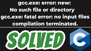 gccexe error new No such file or directory in VS Code SOLVED [upl. by Cathrin300]