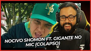 TCHEBA REACT Nocivo Shomon Ft Gigante No Mic Colapso Prod Hxtel Beats [upl. by Yntrok]