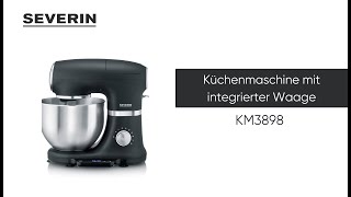 SEVERIN Küchenmaschine mit integrierter Waage KM 3898 [upl. by Langille927]