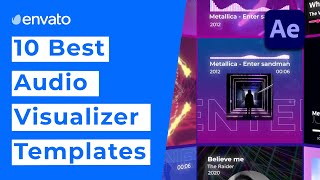 10 Best Audio Visualizer Templates [upl. by Ylremik294]