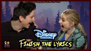 Finish the Disney Channel Lyrics Challenge with ZOMBIES 2 Cast [upl. by Sokil]