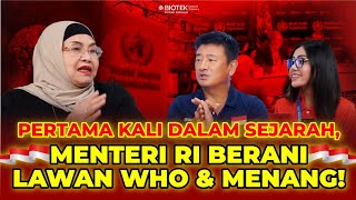 Pertama Kali Dalam Sejarah MENKES RI Berani Lawan WH0 dan MENANG [upl. by Neelram360]