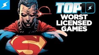 Top 10 WORST Licensed Games [upl. by Rialb830]