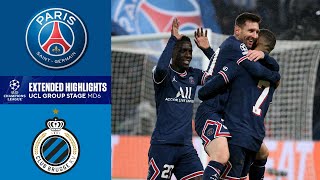 Paris SaintGermain vs Club Brugge Extended Highlights  Group Stage  MD 6  CBS Sports Golazo [upl. by Enaek615]