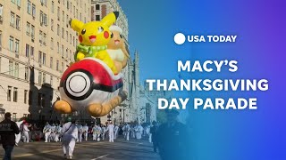 Watch Macys Thanksgiving Day parade kicks off in New York City [upl. by Ingeborg]