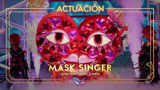 El Corazón canta El tonto  Mask Singer Adivina quién canta [upl. by Baseler]