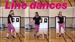 Line dances for Seniors and Beginners  Electric Slide Cupid Shuffle and more [upl. by Shimberg]