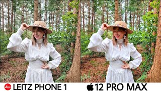 LEITZ Phone 1 vs iPhone 12 Pro Max Camera Test [upl. by Ruhtra760]