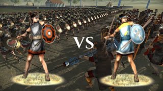 ROME TOTAL WAR REMASTERED  Peltasts VS Numidian Javelinmen [upl. by Lucine]