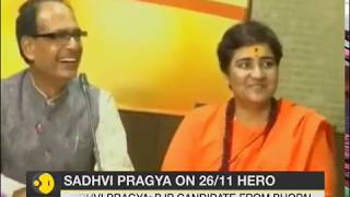 ATS chief Hemant Karkare treated me badly died of his karma Sadhvi Pragya on 2611 hero [upl. by Kleper561]