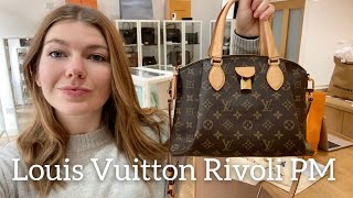 Louis Vuitton Rivoli PM Bag Review [upl. by Aeki111]