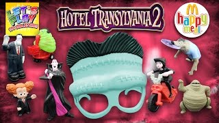 2015 HOTEL TRANSYLVANIA 2 MCDONALDS COMPLETE SET OF 8 HAPPY MEAL TOYS UNPACKING [upl. by Pessa]