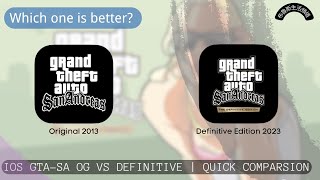 GTA San Andreas Definitive Edition 2023 iOSAndroidNetflix VS Original 2013  D1 Quick Comparison [upl. by Ciri]